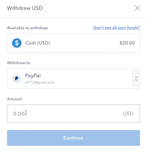   Coinbase      Paypal