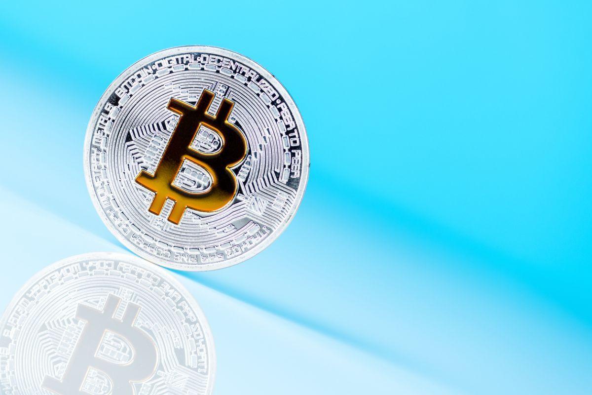 Биткоин вверх. Биткоин бык.