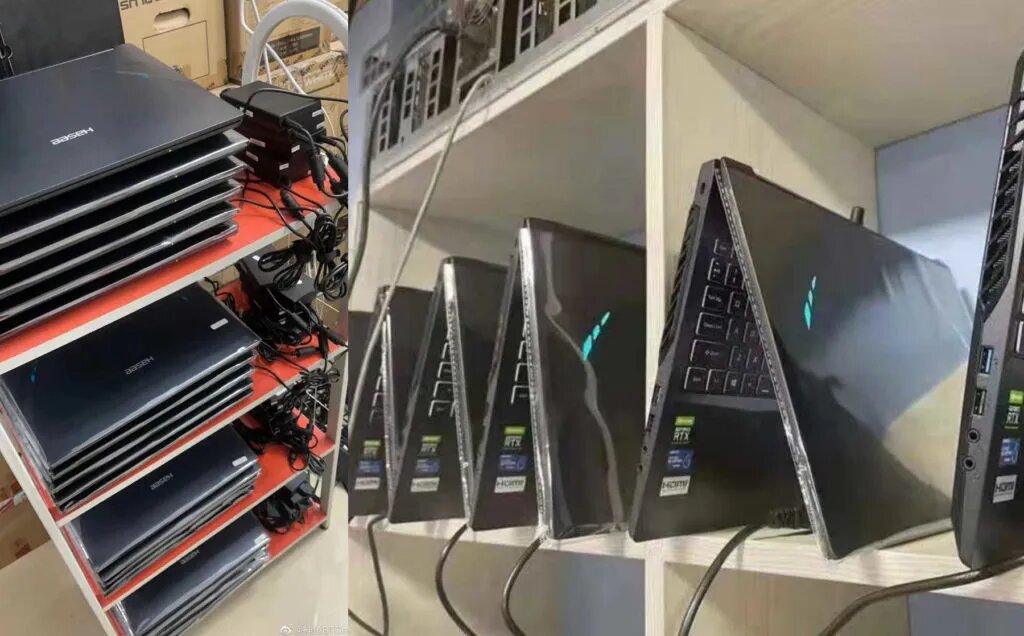 Китайские майнеры активно скупают ноутбуки для добычи Ethereum
