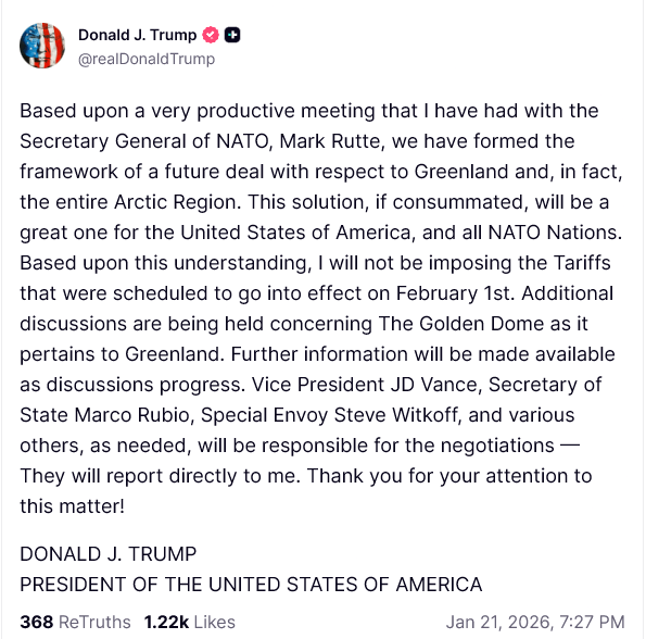 Рынки начали восстанавливаться после заявления Трампа